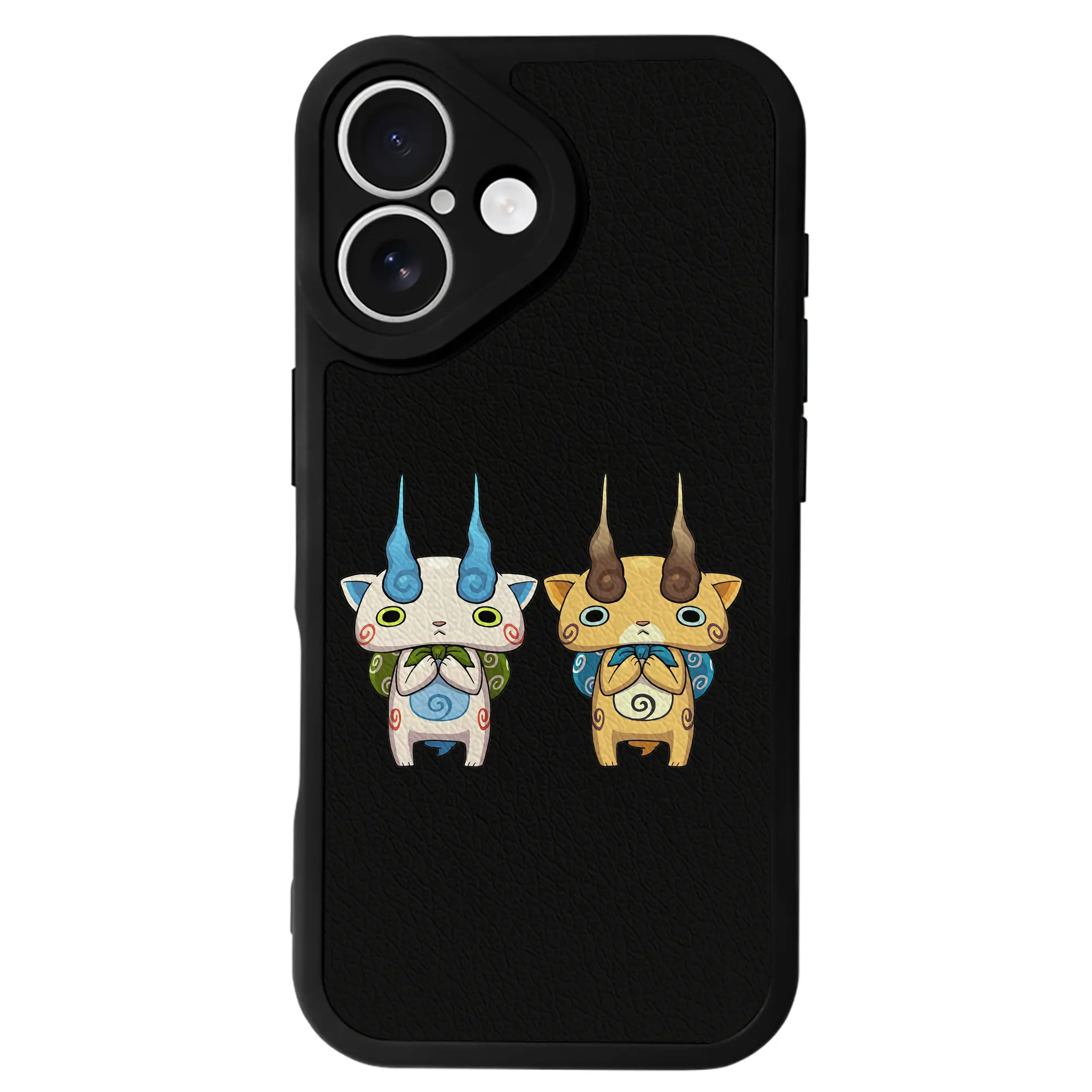 妖怪ウォッチ グッズ,コマさん - IPhone 16シリーズ対応 ・ シリコンスマホケース ・ レザー調 ・ 高精度フィット ・ 耐衝撃 ・ ワイヤレス充電対応 ・ 精密カット